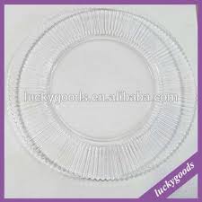 Shop for glass charger plates at bed bath & beyond. Lck099 Luckygodos 33cm Clear Glass Charger Plates Weddding Glass Plate Manufacturers And Factory China Wholesale Wedding Lucky Goods