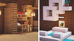 Download now mwcubed.com!!the vsco mod for minecraft java edition 1.14.4 will be released january 3rd 2019!!. 5 Unique Bed Designs In Minecraft 1 17 Building Tips And Tricks Youtube