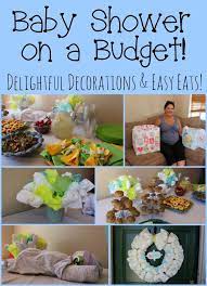 A Budget Baby Shower With Parent S Choice Diapers Budget Baby Shower Simple Baby Shower Baby Shower Food