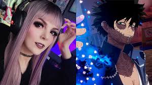 Please contact us if you want to publish a blue anime wallpaper on our site. Mha Cosplayer Sets Hearts On Fire With Female Dabi Creation Dexerto