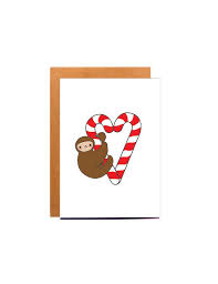 Sloth Christmas Card Cute Holiday Card Funny Christmas Card Card For Friend Sloth Illustration Christmas Card Pack Sloth Gift Ideas Funny Christmas Cards Cute Christmas Cards Funny Holiday Cards