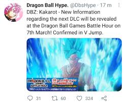 Dragon ball z kakarot dlc 3 release date 2021. March 7 For New Dlc 3 Information Kakarot