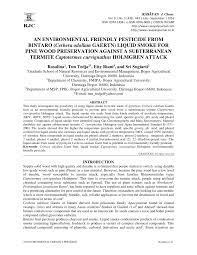 Make sure you also ask corresponding questions to get them to use past tenses. Pdf An Environmental Friendly Pesticide From Bintaro Cerbera Odollam Gaertn Liquid Smoke For Pine Wood Preservation Against A Subterranean Termite Captotermes Curvignathus Holmgren Attack