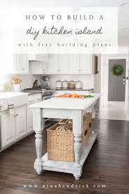 Build Your Own Diy Kitchen Island Tutorial Step By Step Building Plans Diy Kitchen Island Kitchen Island Plans Building A Kitchen