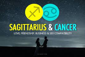 Love is of great importance to this person, although he can show one of the characteristics that are not basic for even when he is serious, and he talks about his grandiose ideas he can surprise his friends with some witty jokes and invitation to do something fun. Sagittarius And Cancer Compatibility In Love Friendship Bedroom In Love Friendship Business Bed 2020 Compatibility