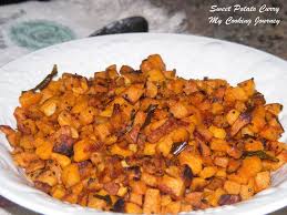 Sweet Potato Curry South Indian Style Curry Dry Curry Side Dishes South Indian Sweet Potato Tamiln Sweet Potato Curry Sweet Potato Indian Food Recipes