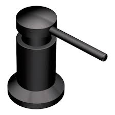 White liquid soap dispenser lotion pump cover built in kitchen sink countertop. Moen Soap Lotion Dispenser In Matte Black 3 13 In 3942bl The Home Depot