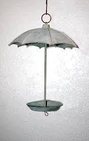 Vintage Solid Iron Hanging Umbrella Bird By Queenieseclectic Umbrella Hanging Pendant Light