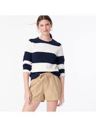 Buy J Crew Seaside Short In Linen Blend Online Topofstyle