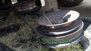 This is a step by step video on how to removereplace the deck v belt on a. Craftsman Pto Belt Replacement Youtube