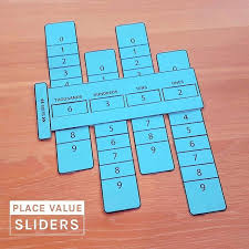 Place Value Math Learning Aid Place Values Math Methods Math Manipulatives