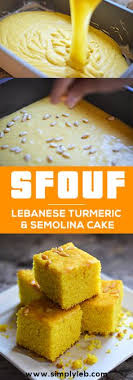Sfouf Lebanese Turmeric Cake Sweets Recipes Lebanese Desserts Middle Eastern Desserts