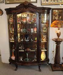 Maybe you would like to learn more about one of these? Bargain John S Antiques Antique Large Oak Curved Glass China Cabinet Original Finish Bargain John S Antiques