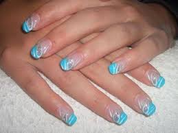 Fotos Gelnagel Galerie Gelnagel Muster Blaue Nageldesigns Aqua Nagel