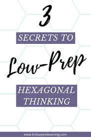 3 Secrets To Low Prep Hexagonal Thinking Lindsay Ann Learning