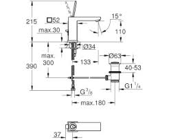Flache sowie kantige linien prägen das design der mischbatterie eurocube von grohe. Armaturen Grohe Eurocube Joy Waschtischarmatur M Size 23657 Wasserhahn Chrom Pgm Com Pe