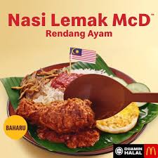 Nasi lemak (fragrant rice) is a dish that most malaysian can't live without (including me!).this is a national dish. Mcdonald S Nasi Lemak Mcd Rendang Ayam Facebook
