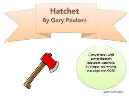Pin By Brandy Lester Gayle On Novel Study Hatchet Novel Study Novel Studies Hatchet Novel