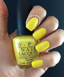 Opi Brazil I Just Can T Cope Acabana Diy Yellow Nails Yellow Nails Yellow Nail Polish