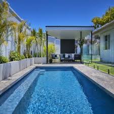 Choosing a tropical nuance with the trees for your inground pool decoration is always a good thought. Small Pools Melbourne Fibreglass Pools