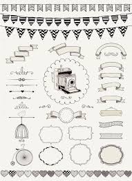 Banner Ribbon Vector Black And White Hand Drawn Ribbons And Frames With Images How To Draw Ribbon