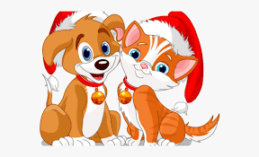 Free cartoon christmas dog vector download in ai, svg, eps and cdr. Library Of Christmas Cat Dog Png Library Library Png Files Clipart Art 2019
