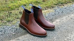 The boot features a shinning brown leather upper, leather sole and leather lining. In Review Huckberry Rhodes Huxley Chelsea Boot