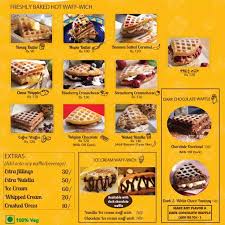 The belgian waffle / menu. The Belgian Waffle Co Lokhandwala Mumbai Menu Photos Images And Wallpapers Mouthshut Com