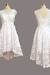 Simple Short Beach Courthouse Wedding Wedding Dresses