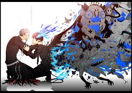 The story revolves around rin okumura, a teenager who discovers he and his twin brother yukio are the sons of satan born from a human woman, and he is. Ao No Exorcist Wallpapers Top Free Ao No Exorcist Backgrounds Wallpaperaccess