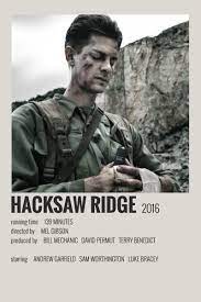 Doss, who served during the battle of okinawa, refuses to kill people and becomes the first conscientious objector in american history to receive the congressional medal of honor. Hacksaw Ridge By Maja Movie Posters Minimalist Film Posters Minimalist Movie Poster Wall
