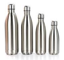 Amazon.com: Gteller Double Wall 18/8 Stainless Steel Vacuum Cola Shape  Bottle, Narrow Mouth Thermo Flask Keeping Warm and Cold 350ml 500ml 750ml  ...