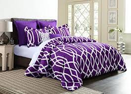 Empire Home Anbu Modern 7 Piece Comforter Set New Arrival Full Size Purple For More Information Visit Comforter Sets Purple Bedding Vintage Bedroom Decor