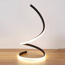 This spiral led table lamp will show your guests just how serious you take interior decorating is by bringing it to the next level. Modern Minimalist Spiral Led Table Lamp Geardiggers