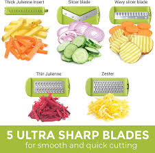 Check spelling or type a new query. Mueller Mandoline Slicer Cutter Veggie Slicers For Fruits And Vegetables Shredder Premium Quality V Pro Five Blade Adjustable Vegetable Slicer Mandolines Home Kitchen Cate Org