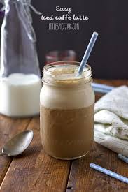 Easy Iced Caffe Latte Recipe Little Spice Jar Recipe Caffe Latte Recipe Iced Caffe Latte Recipe Gourmet Coffee