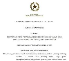 Jika anda memerlukan dokumen perpres tentang pppk terbaru ini, silahkan download melalui link download dibawah ini: Unduh Perpres Nomor 12 Tahun 2021 Tentang Pengadaan Barang Jasa Pemerintah Pengadaan Eprocurement