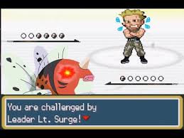 Surge, formally in the armed forces, has become a pokémon trainer who relies on pure power. Crushing Lt Surge With Only 1 Pokemon In Pokemon Radical Red Youtube