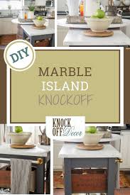 These ikea kitchen island hacks might be just what you need right now. Ikea Hack Kitchen Cart With Marble Top Knockoffdecor Com