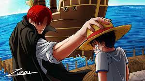 ↑ one piece manga and anime — vol. Shanks Giving Strawhat To Luffy Art By Me Onepiece