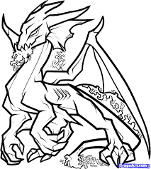 We prepared a big collection of 30 dragon coloring pages for your kids to color. Realistic Dragon Coloring Pages Dragones Para Colorear Dragon Realista Dibujo De Dragon