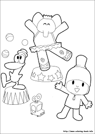 Pocoyo coloring pages to print. Pocoyo Coloring Picture