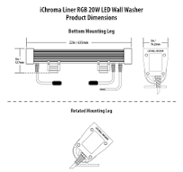 iChroma Liner RGB LED Wall Washer