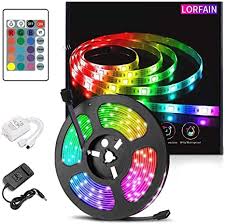 Amazon Com Led Strip Lights With Remote Bedroom 16 4ft 5m Waterproof Led Light Strips Rgb Led Strip Color Changing Led Strip Lights For Bedroom Bed Home Room Kitchen Tv Backlight Diy Decoration 12v Power Sup Home Improvement