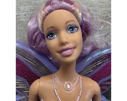 Mattel Barbie Fairytopia Mermaidia Glitter Swirl Doll Purple 2004 RARE G33