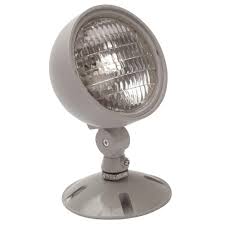 Nicor Nicor 7 2 Watt Single Head Weatherproof Indoor Outdoor Emergency Remote Lamp Fixture Rhwp1 The Home Depot