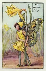 Daffodil Fairy By Cicely Mary Barker Flower Fairies Cicely Mary Barker Daffodils