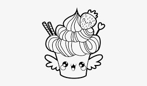 The collection includes kawaii food coloring pages, easy kawaii coloring pages, and some kawaii animal pages. Kawaii Food Coloring Pages Cupcake Kawaii Free Transparent Png Download Pngkey