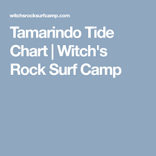 Tamarindo Tide Chart Witchs Rock Surf Camp Costa Rica