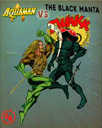 Arthur curry learns that he is the heir to the underwater kingdom of a. Artstation Aquaman Vs Black Manta Diego Mantilla